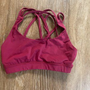 Lululemon Red Sports Bra